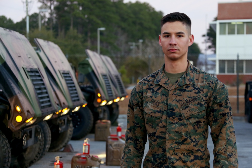 Former Boy Scout pins as MTACS-28 meritorious sergeant