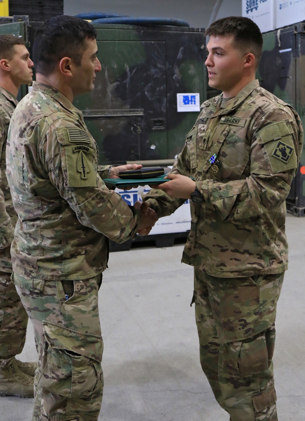 Humble Soldier awarded AAM for excellence on Salvage Diver Board