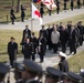 The Prime Minister of Japan lays a wreath at the Tomb of the Unknown Soldier in Arlington National Cemetery