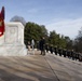 The Prime Minister of Japan lays a wreath at the Tomb of the Unknown Soldier in Arlington National Cemetery