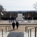 The Prime Minister of Japan lays a wreath at the Tomb of the Unknown Soldier in Arlington National Cemetery