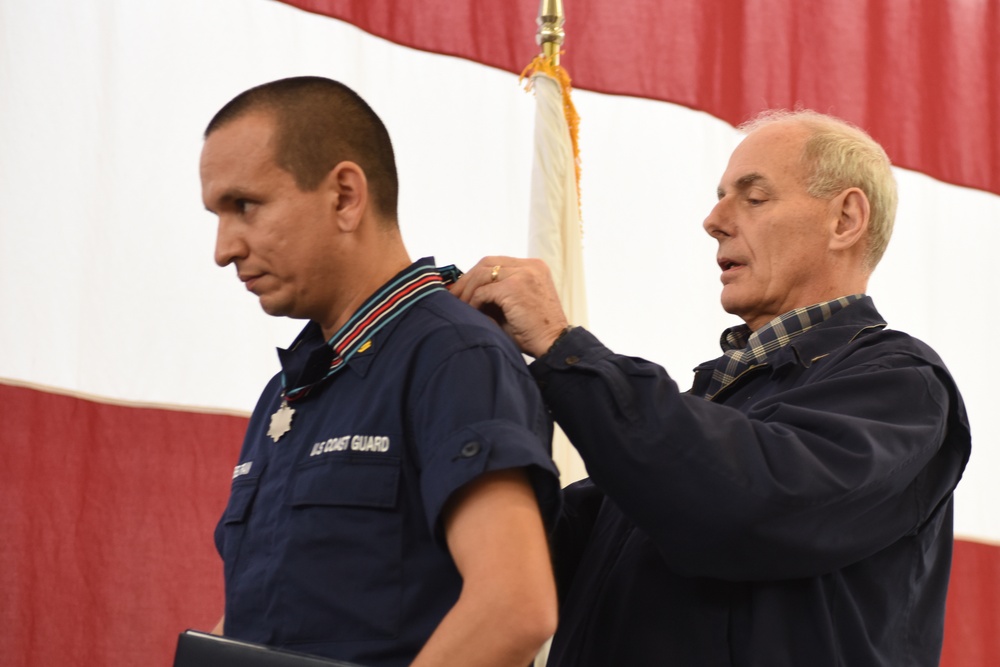 Secretary Kelly visits Coast Guard Sector San Diego