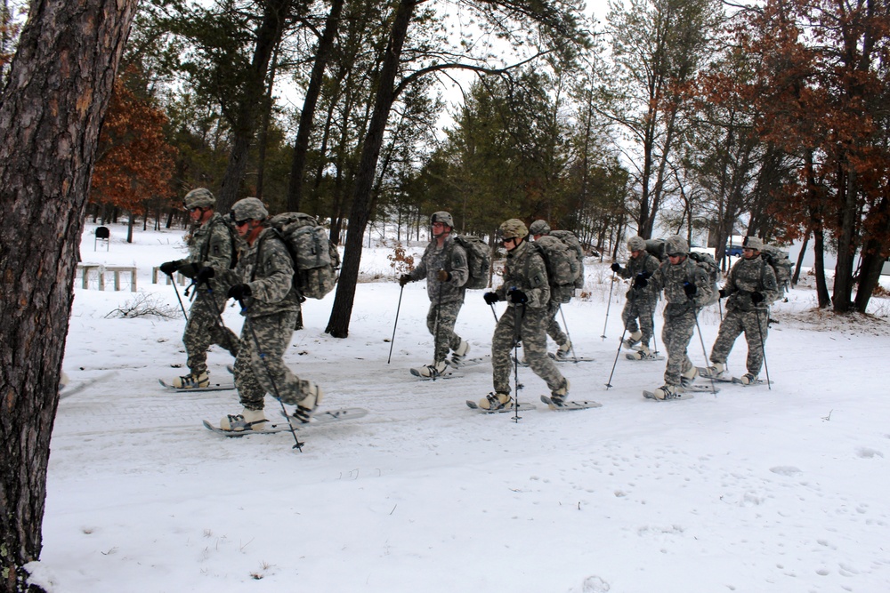 Soldiers build skills during Cold-Weather Operations Course at Fort McCoy