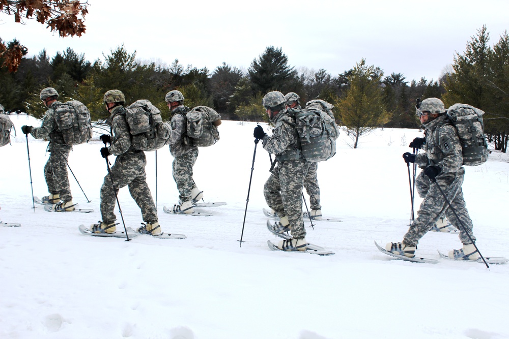 Soldiers build skills during Cold-Weather Operations Course at Fort McCoy