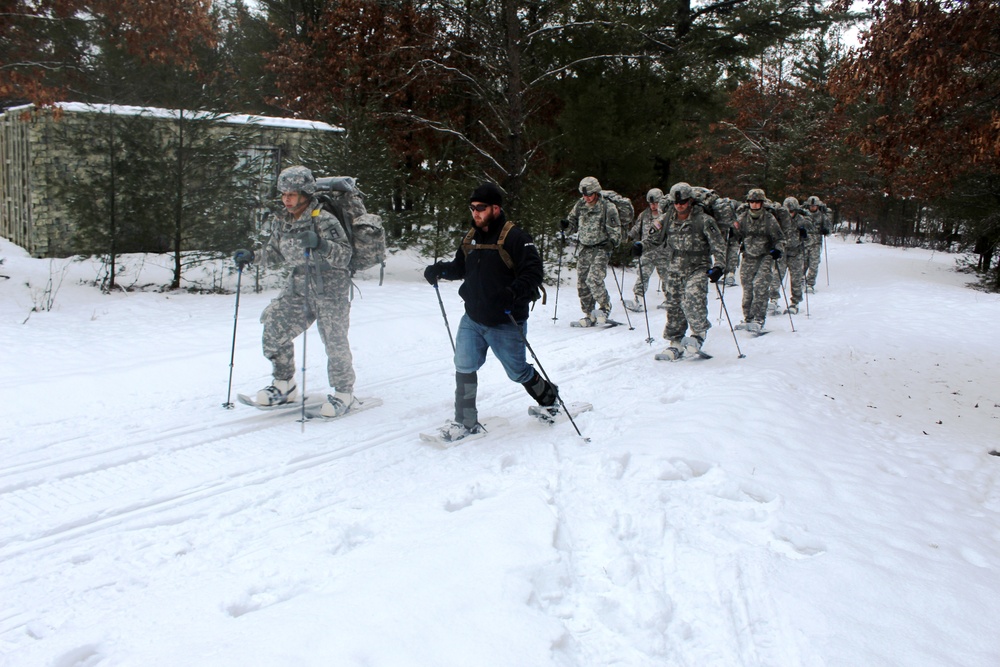 Soldiers build skills during Cold-Weather Operations Course at Fort McCoy