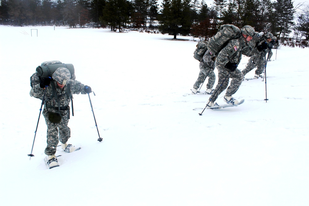 Soldiers build skills during Cold-Weather Operations Course at Fort McCoy