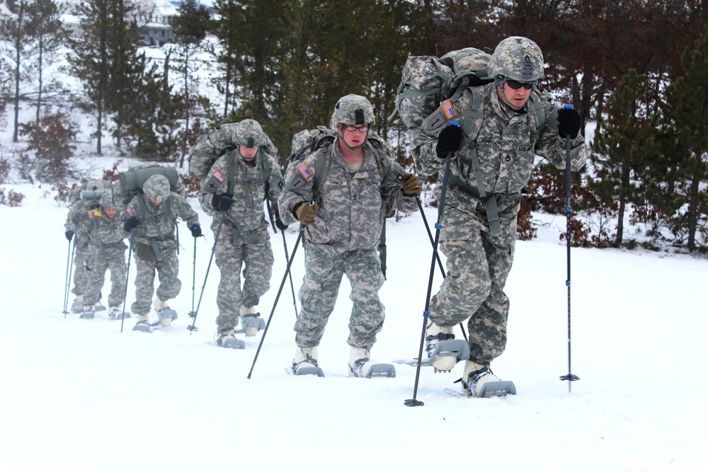 Soldiers build skills during Cold-Weather Operations Course at Fort McCoy