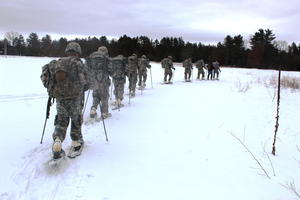 Soldiers build skills during Cold-Weather Operations Course at Fort McCoy