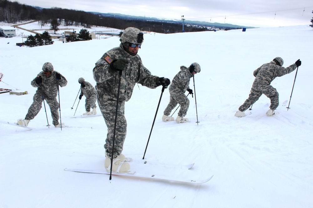 Soldiers build skills during Cold-Weather Operations Course at Fort McCoy