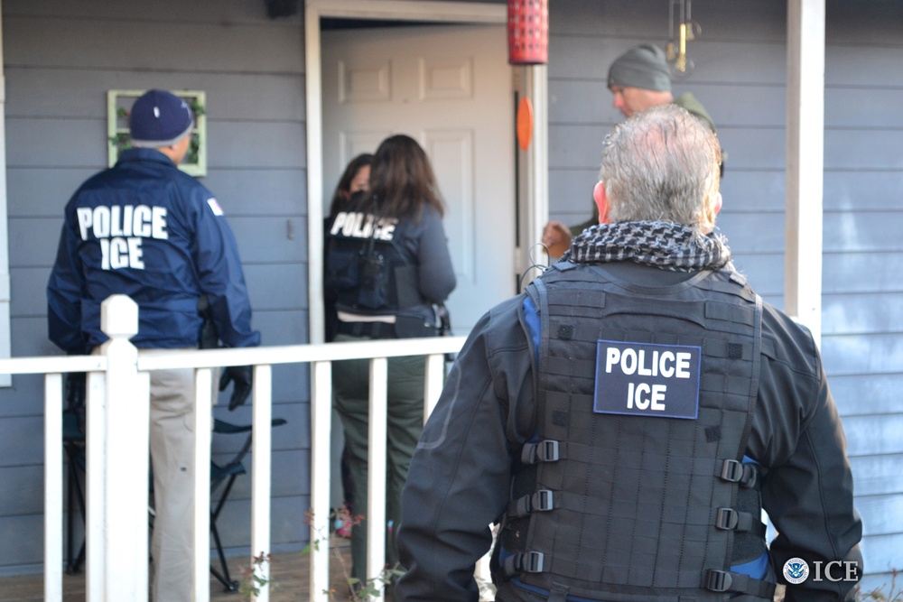 ICE operation targeting immigration fugitives, re-entrants and convicted criminal aliens