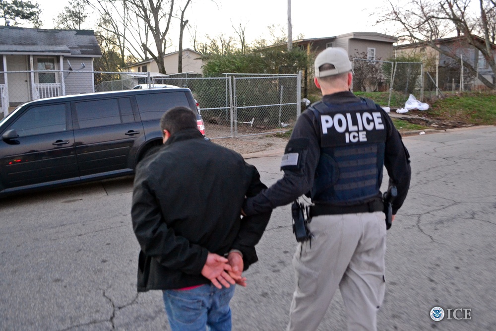 ICE operation targeting immigration fugitives, re-entrants and convicted criminal aliens