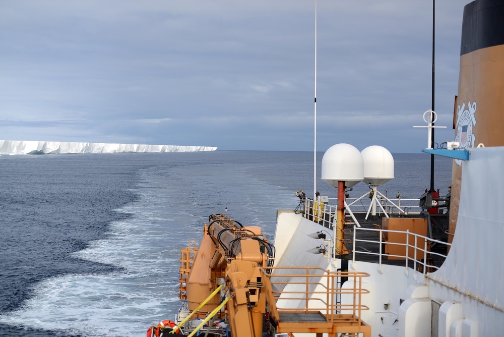 Coast Guard Cutter Polar Star operates in Antarctica