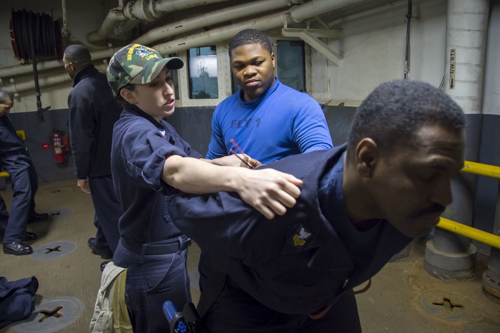 USS Bonhomme Richard (LHD 6) SSDF Training and Active Shooter Drill