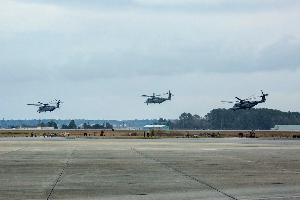 Marine Heavy Helicopter Squadron 464 Max Launch Exercise