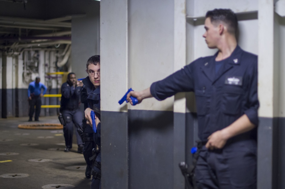 USS Bonhomme Richard (LHD 6) SSDF Training and Active Shooter Drill