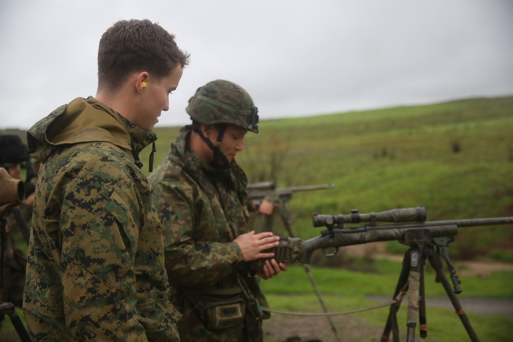 U.S. Marines, Japanese Soldiers Put Rounds Down Range During Exercise Iron Fist 2017