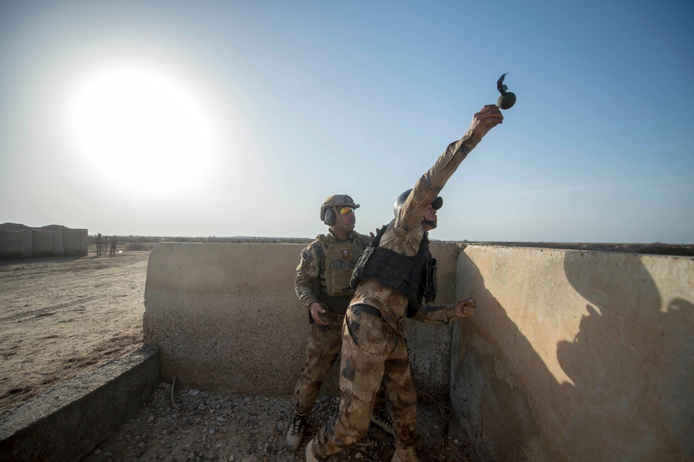 ICTS trainees conduct live weapons training