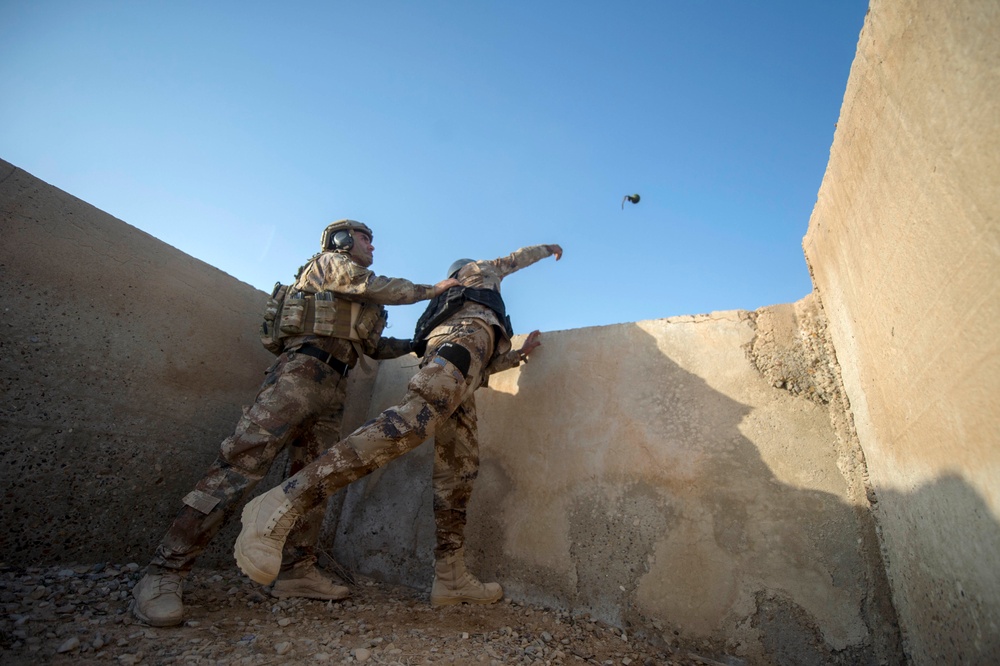 ICTS trainees conduct live weapons training