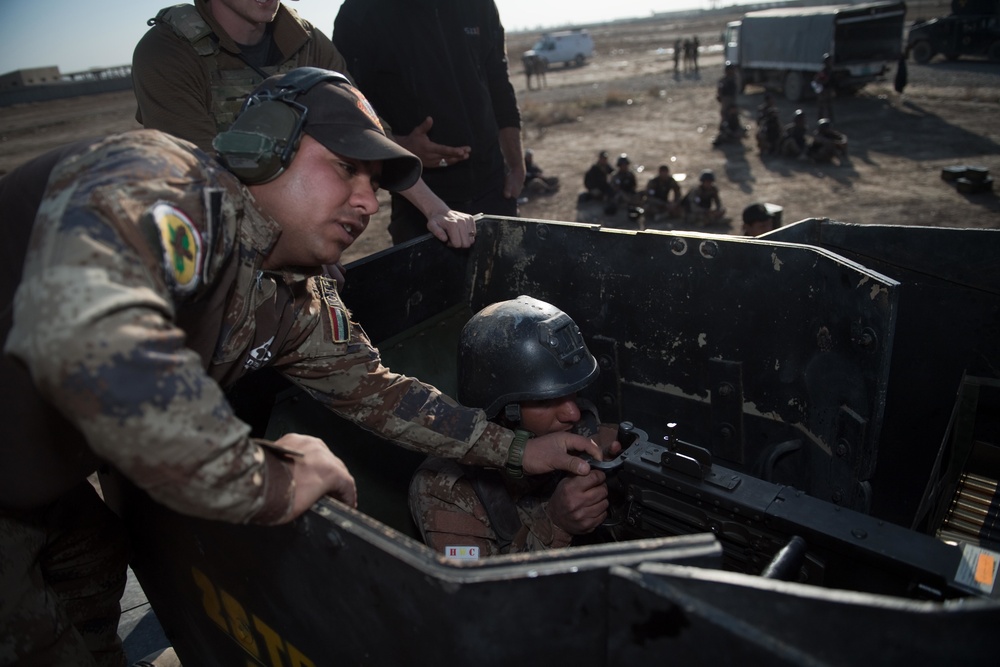 ICTS trainees conduct live weapons training