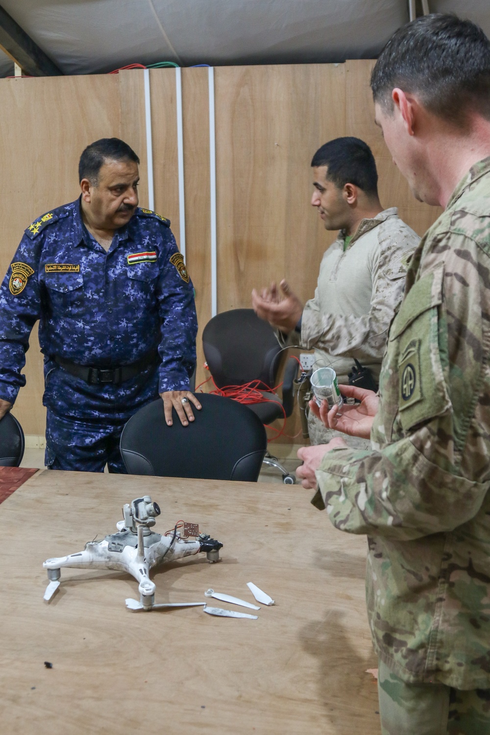 Grey Falcons, Iraqi Federal Police Hold Intelligence-sharing Meeting
