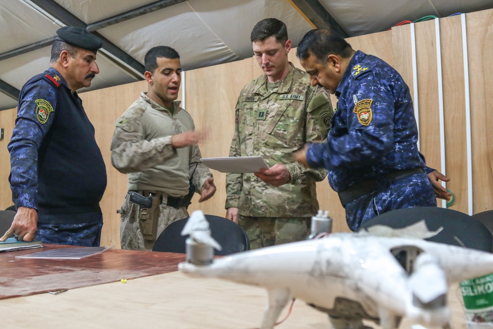 Grey Falcons, Iraqi Federal Police Hold Intelligence-sharing Meeting