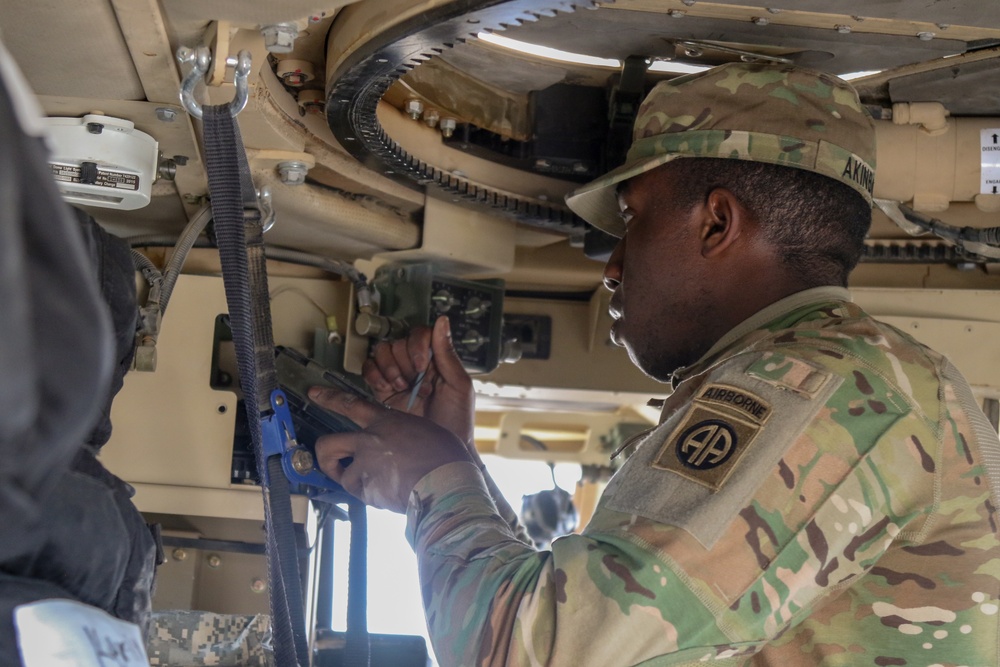 Grey Falcons Conduct Communications Exercise in Iraq