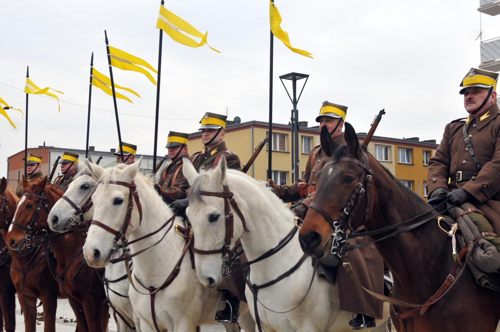 64th BSB, 4th ID is formally welcomed into Poland