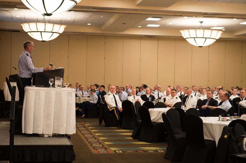 Adjutant General of the Idaho National Guard speaks at TAG Leadership Day