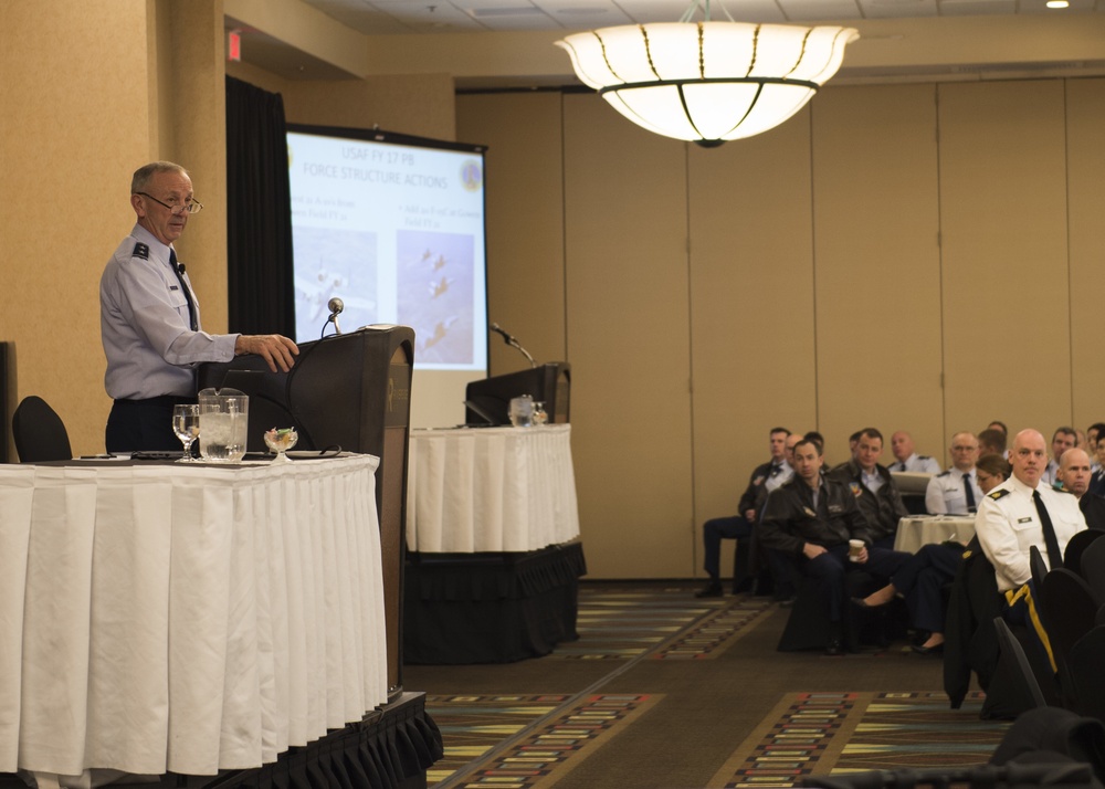 Adjutant General of the Idaho National Guard speaks at TAG Leadership Day