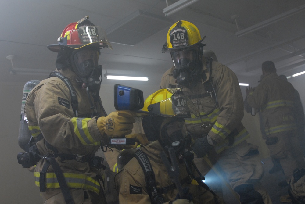 148th Fighter Wing Firefighter Training