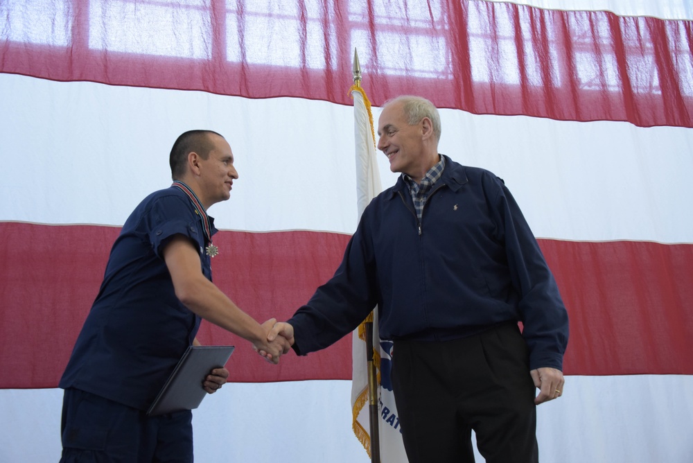 DHS Secretary visits Coast Guard Sector San Diego