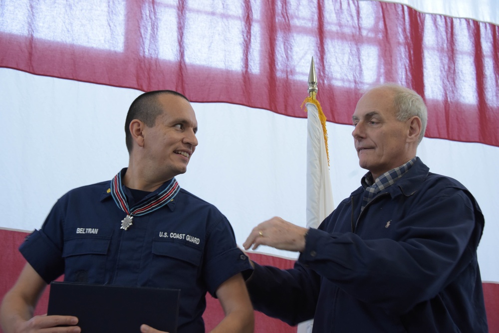 DHS Secretary visits Coast Guard Sector San Diego