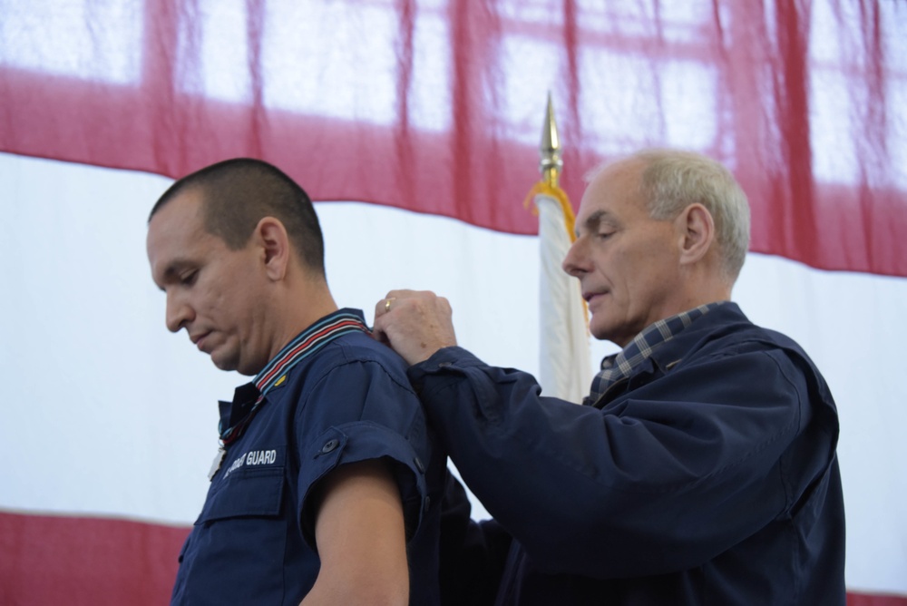 DHS Secretary visits Coast Guard Sector San Diego