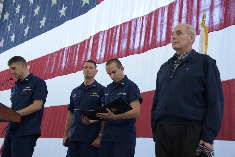 DHS Secretary visits Coast Guard Sector San Diego