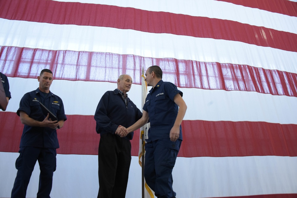 DHS Secretary visits Coast Guard Sector San Diego