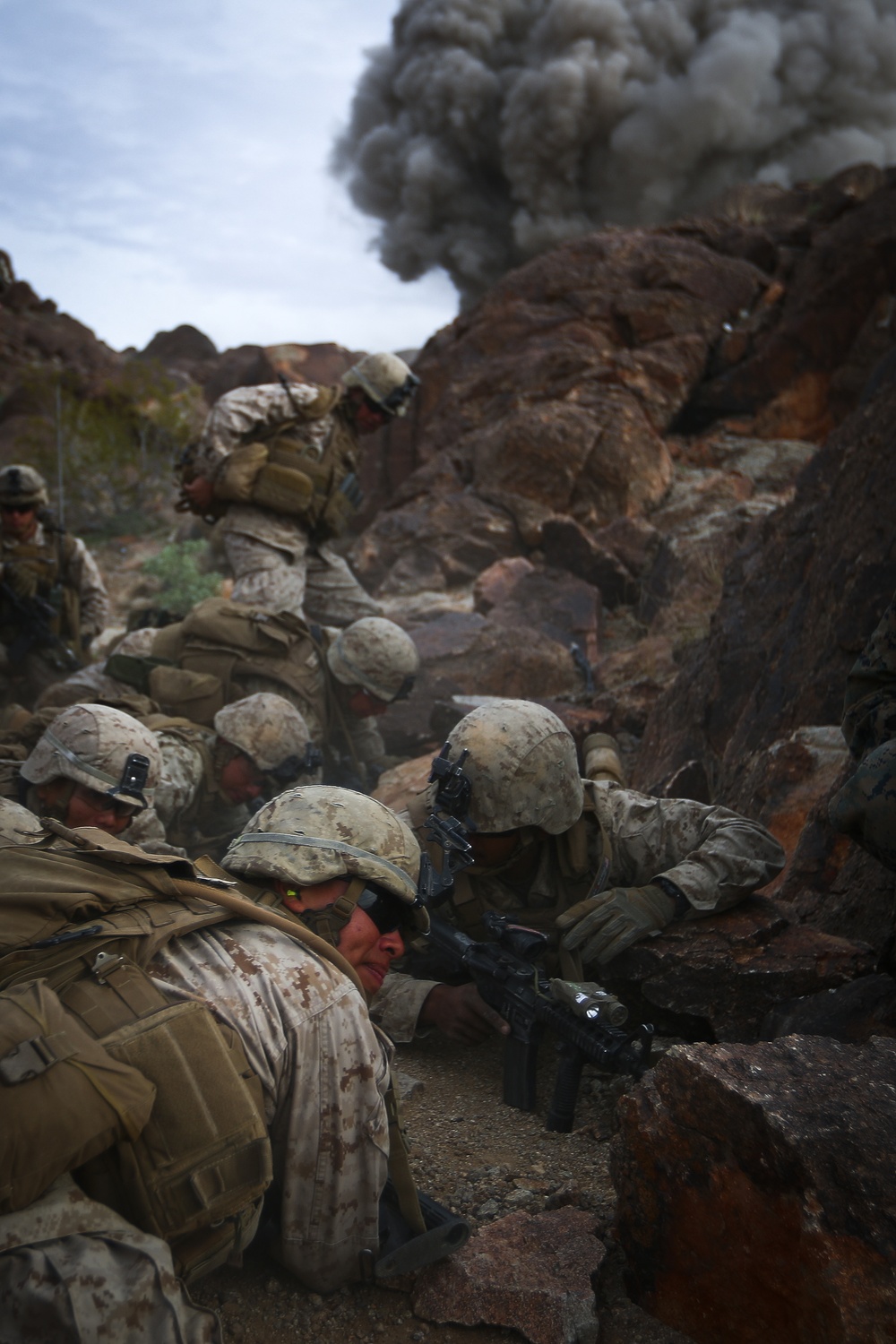 1st Battalion, 3rd Marines tear up Range 400