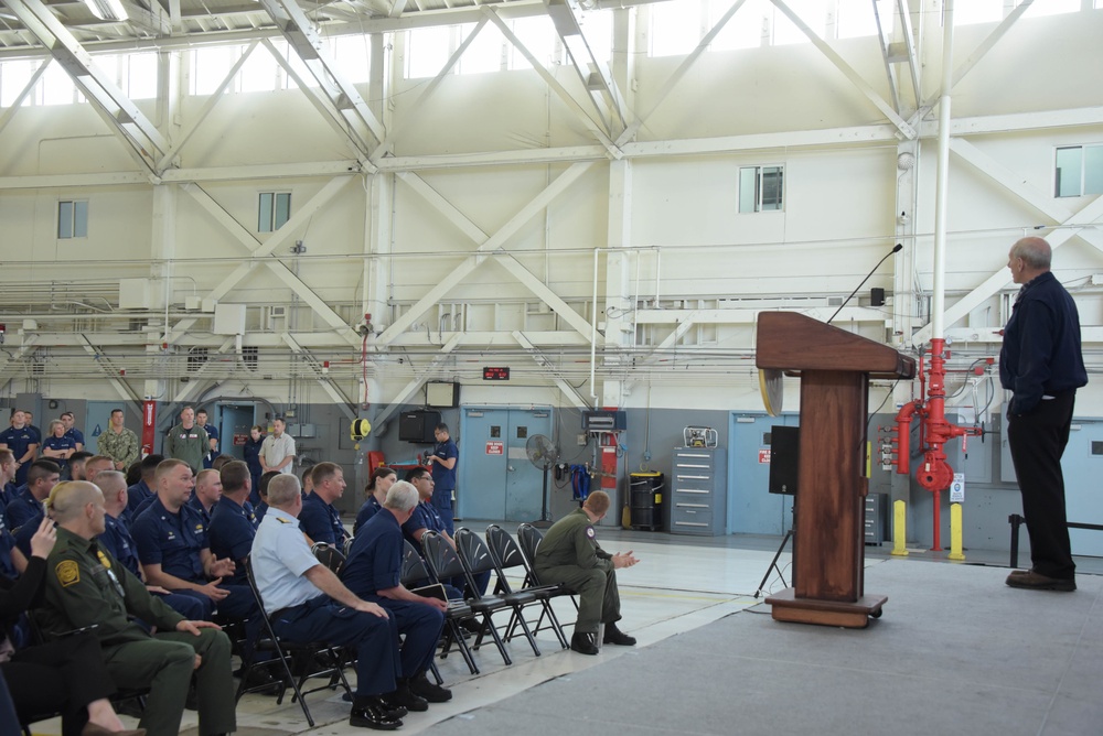 DHS Secretary visits Coast Guard Sector San Diego