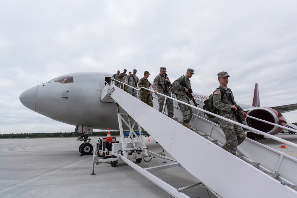 Missouri National Guard arrives in Poland for joint training exercise