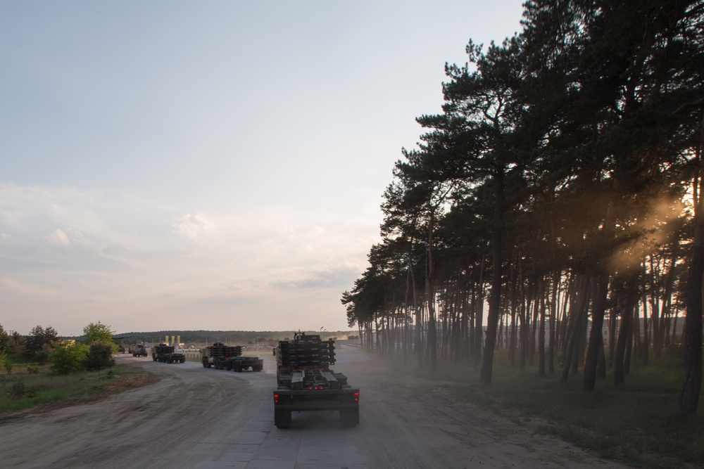 Missouri National Guard conducts convoy operations in Poland