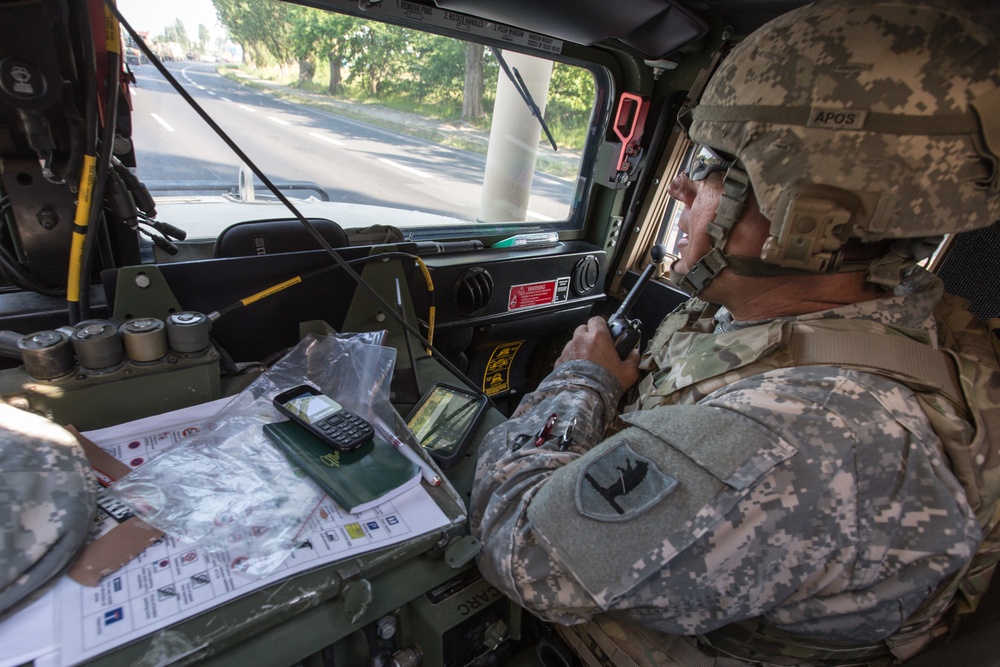 Missouri National Guard conducts convoy operations in Poland