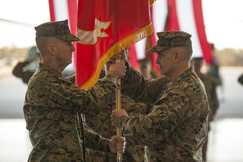 Brig. General Matthew G. Glavy, commanding general of 2nd MAW attends the MAG-29 Change of Command