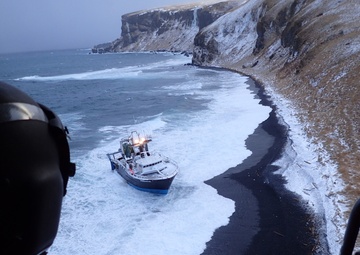 Jayhawk crew rescues three near Akutan Harbor, Alaska