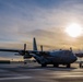 C-130H Hercules wake up on flight line