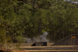 Frag out; Marines participate in grenade assault course