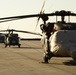10th Combat Aviation Brigade Black Hawk helicopters sit on the flight line at Katterbach Army Airfield in Ansbach, Bavaria, Germany