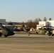 10th Combat Aviation Brigade Black Hawk helicopters sit on the flight line at Katterbach Army Airfield in Ansbach, Bavaria, Germany