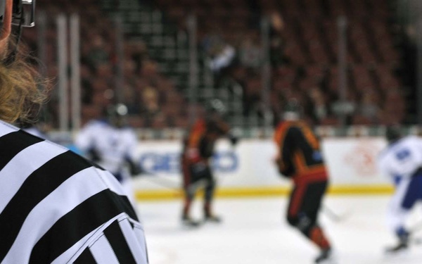 Exhibition hockey brings servicemembers together