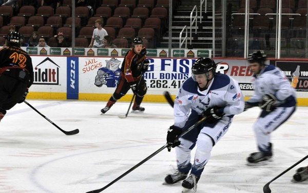 Exhibition hockey brings servicemembers together