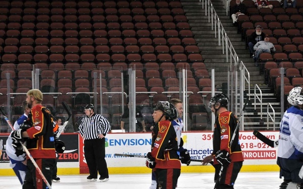 Exhibition hockey brings servicemembers together
