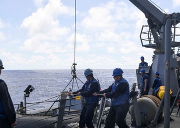 Marianas Trench Swim Call aboard USS Wayne E. Meyer (DDG 108)
